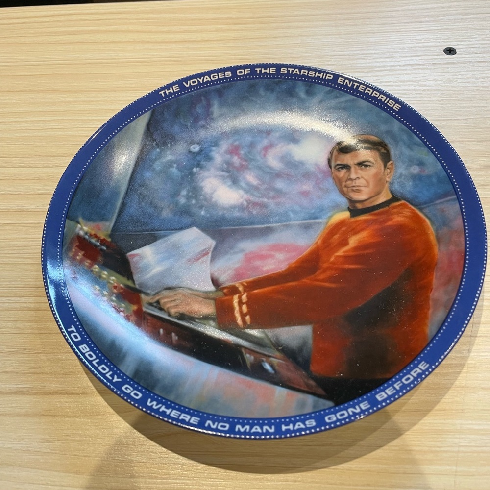 Scotty Star Trek OTS Commemorative Plate - **Mint**